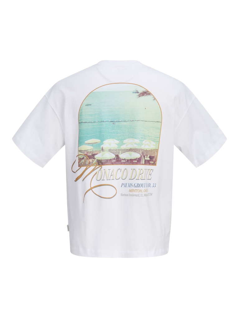 Jorsanremo Back Tee Ss Crew Neck Sn - Off-white