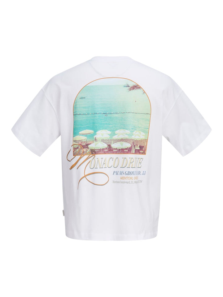 Jorsanremo Back Tee Ss Crew Neck Sn - Off-white