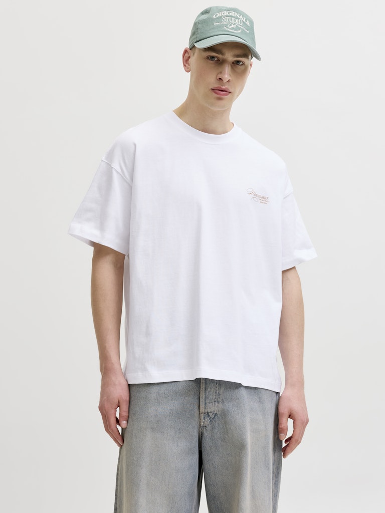 Jorsanremo Back Tee Ss Crew Neck Sn - Off-white