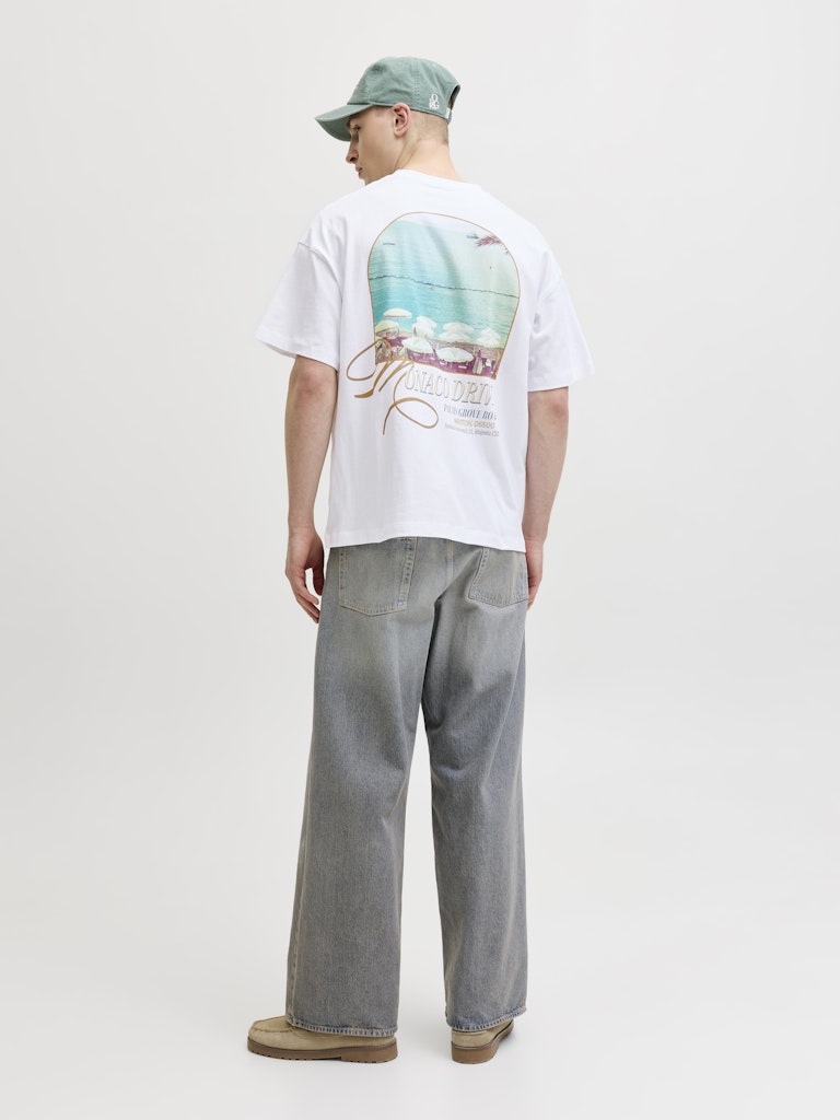 Jorsanremo Back Tee Ss Crew Neck Sn - Off-white