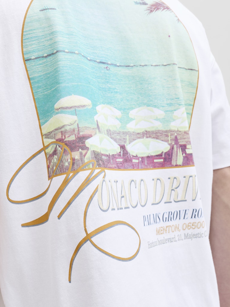 Jorsanremo Back Tee Ss Crew Neck Sn - Off-white