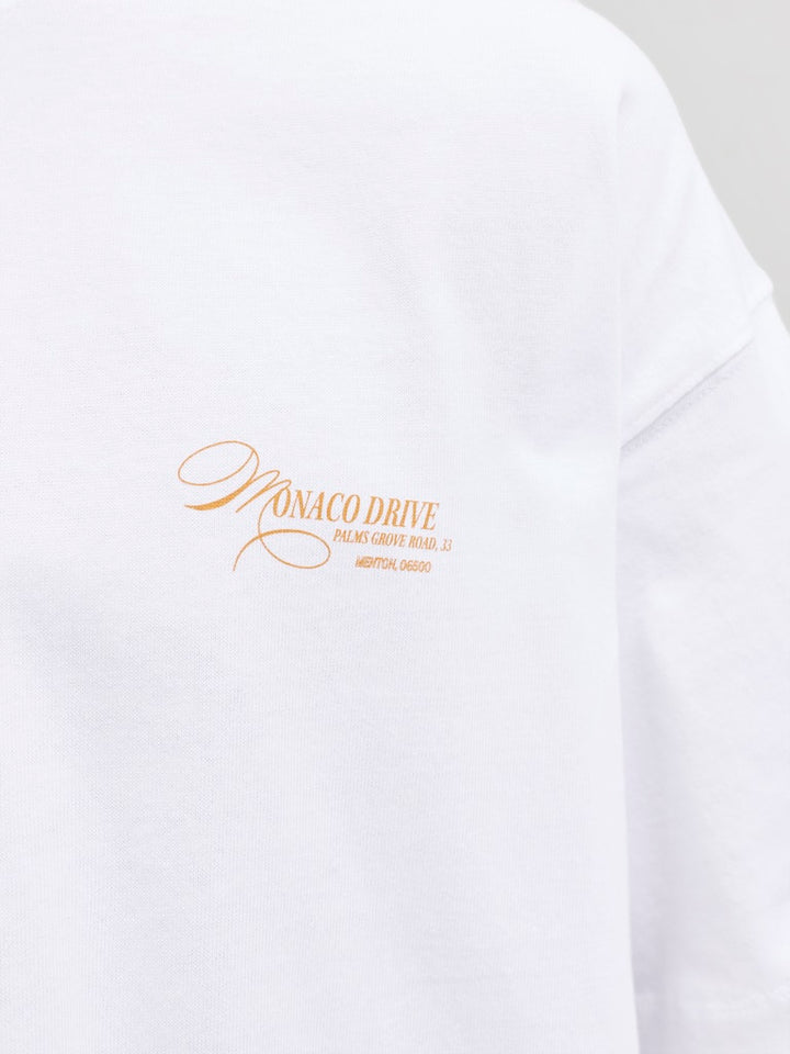 Jorsanremo Back Tee Ss Crew Neck Sn - Off-white
