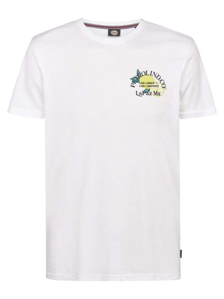 Men T-shirt Ss Classic Print - Off-white