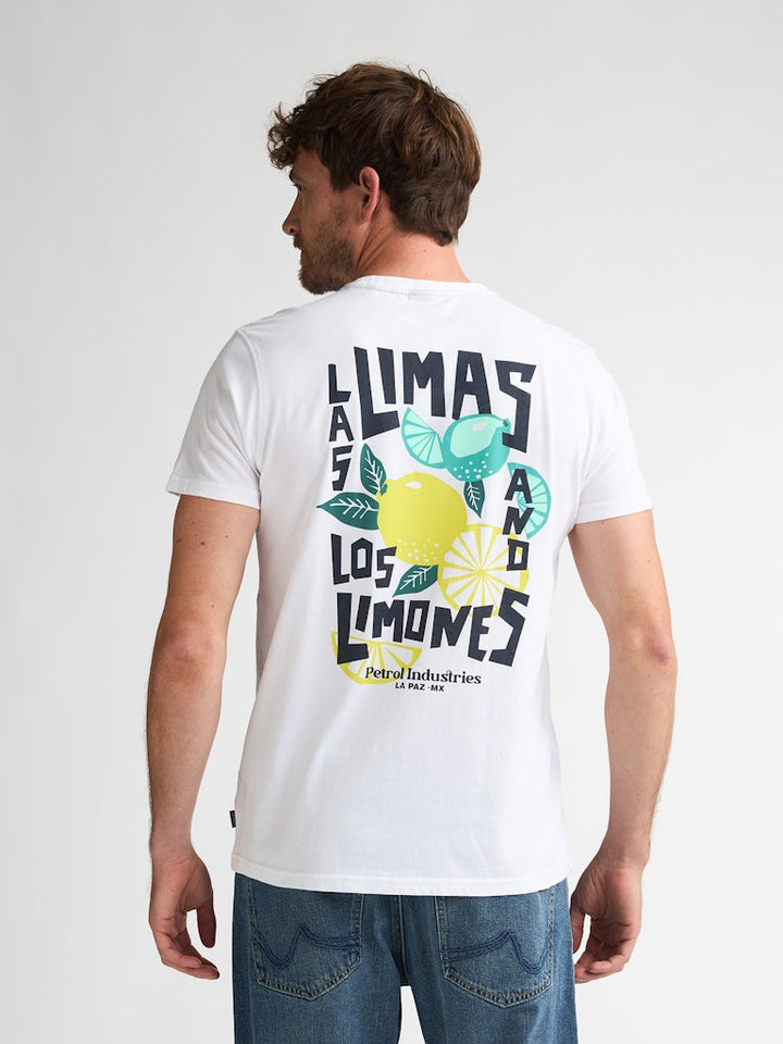 Men T-shirt Ss Classic Print - Off-white