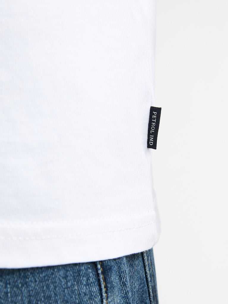 Men T-shirt Ss Classic Print - Off-white