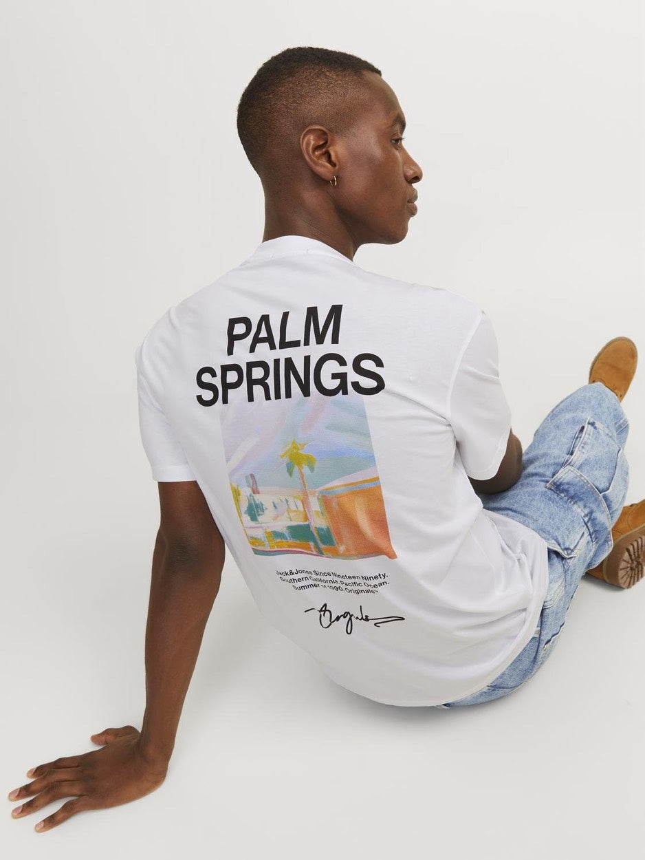 Joraruba Landscape Tee Ss Crew Neck - Off-white