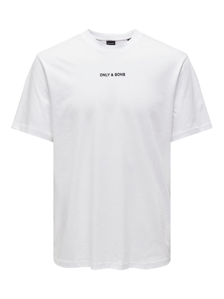 Onslevi Life Reg Text Ss Tee Noos - Off-white