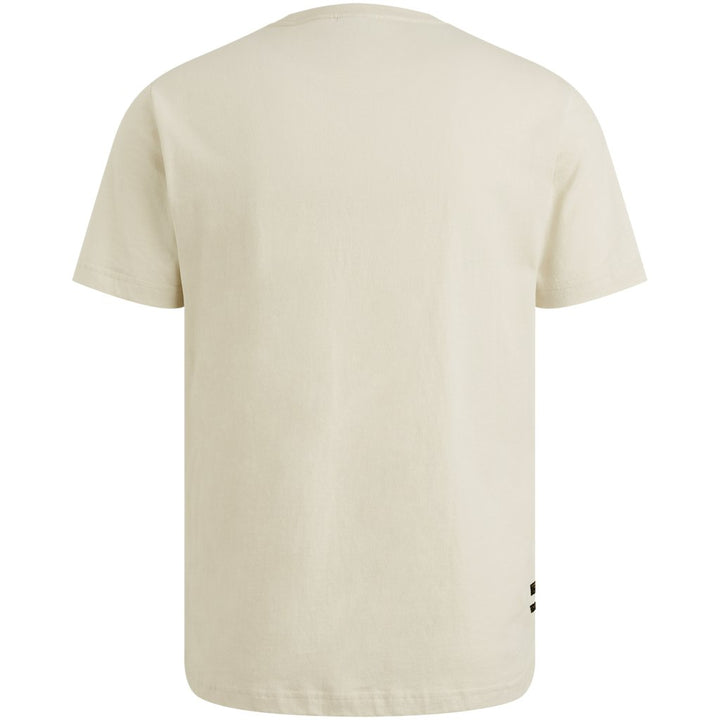 Short Sleeve R-neck Open End Jerse - Ecru