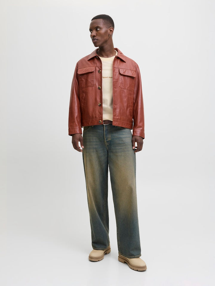 Jornorrebro Emb Tee Ss Crew Neck Noos - Ecru