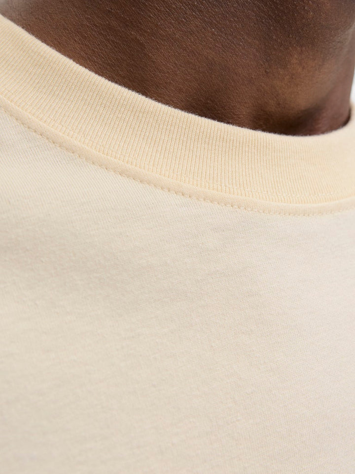 Jornorrebro Emb Tee Ss Crew Neck Noos - Ecru