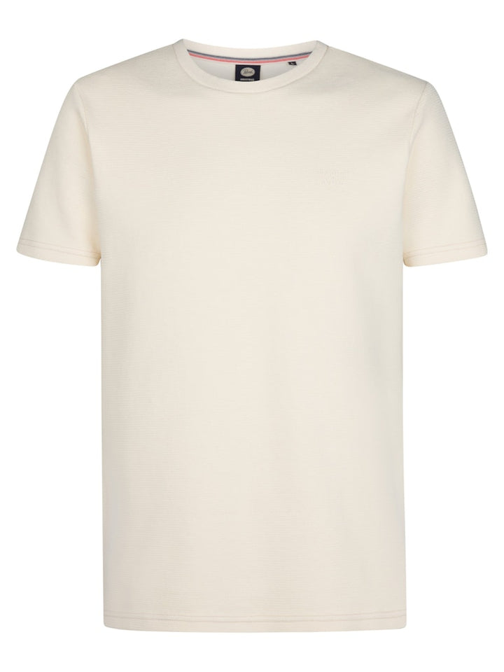 Men T-shirt Ss - Ecru
