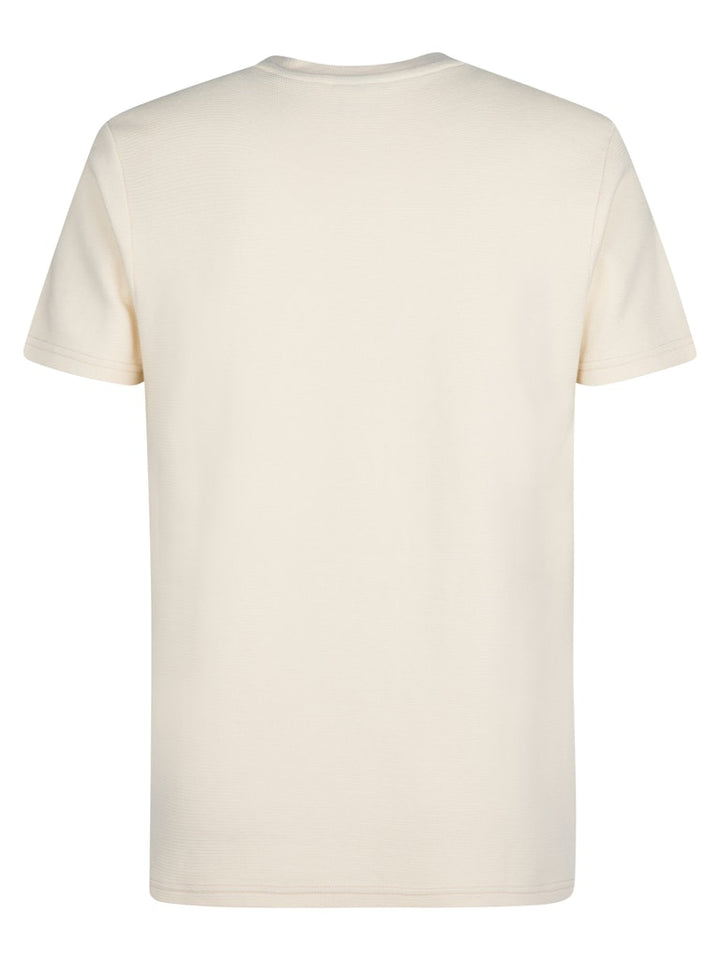 Men T-shirt Ss - Ecru