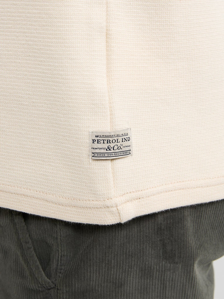 Men T-shirt Ss - Ecru