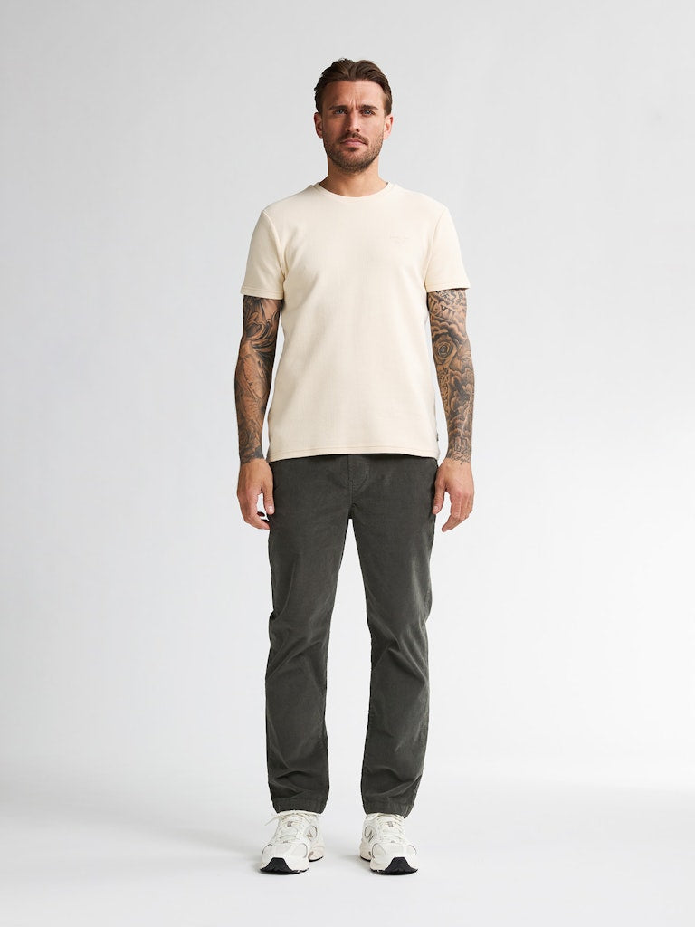 Men T-shirt Ss - Ecru