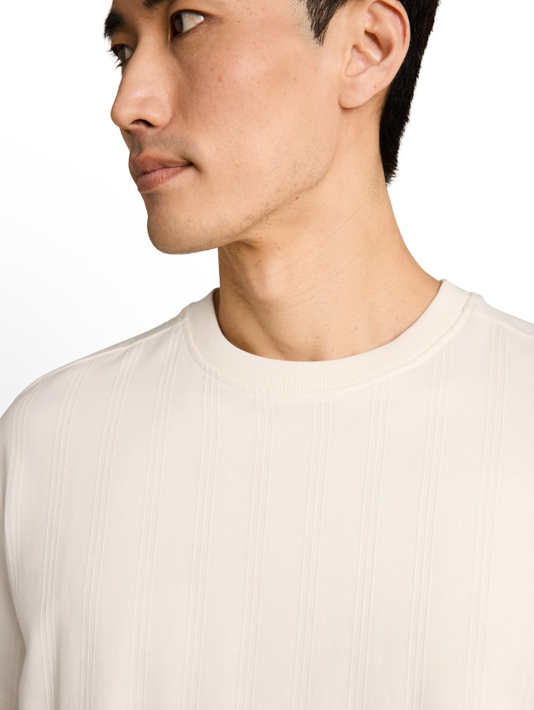 Structure T-shirt - Ecru