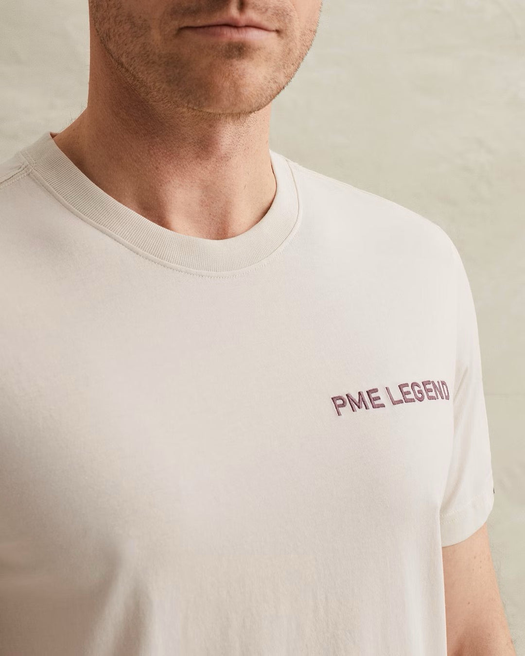 Short Sleeve R-neck Single Jersey - Ecru