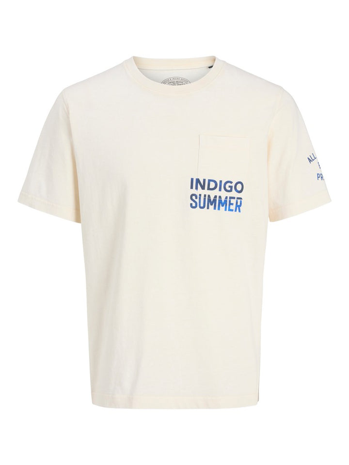 Jprblujackson Ss Tee - Ecru