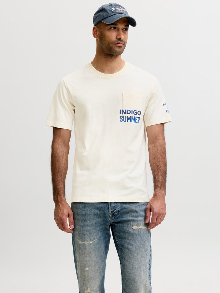 Jprblujackson Ss Tee - Ecru