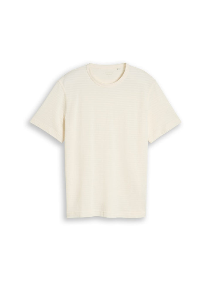 Structure T-shirt - Ecru