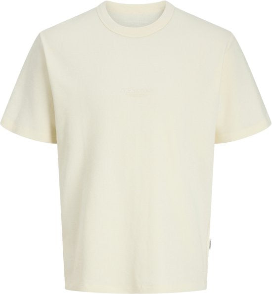 Jcoclub Structure Tee Ss Crew Neck - Ecru