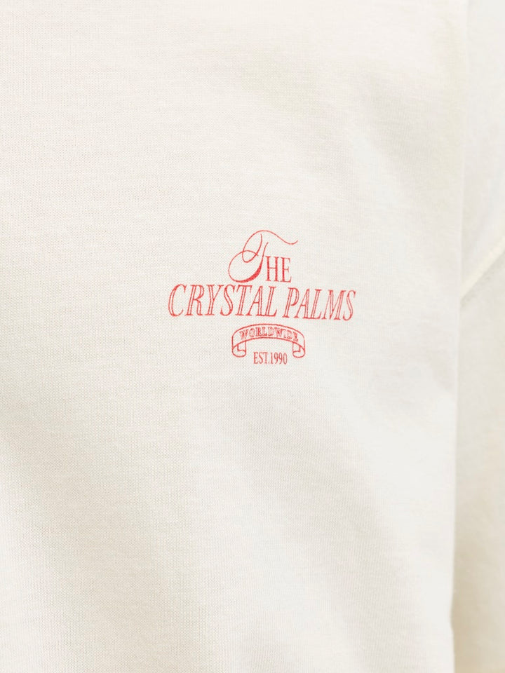 Jorsanremo Back Tee Ss Crew Neck Sn - Ecru