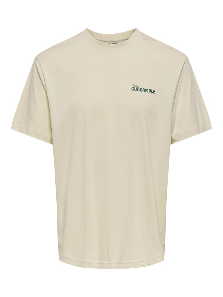 Onschef Life Rlx Ss Tee - Ecru