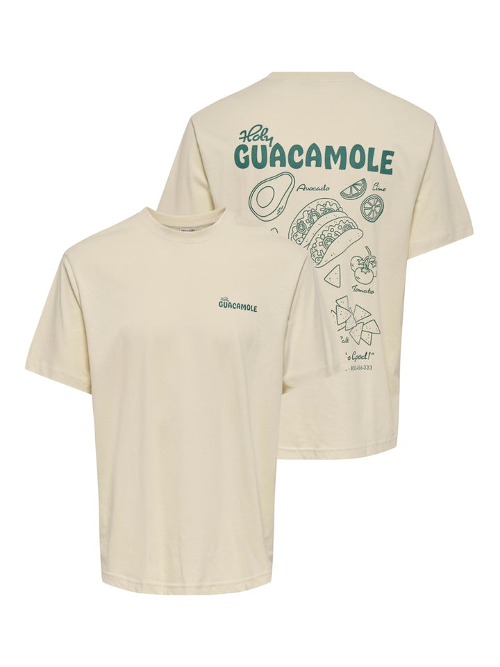 Onschef Life Rlx Ss Tee - Ecru