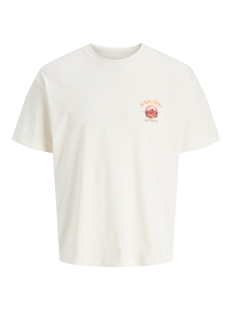 Jorsag Tee Ss Crew Neck Styd Ss26 - Ecru