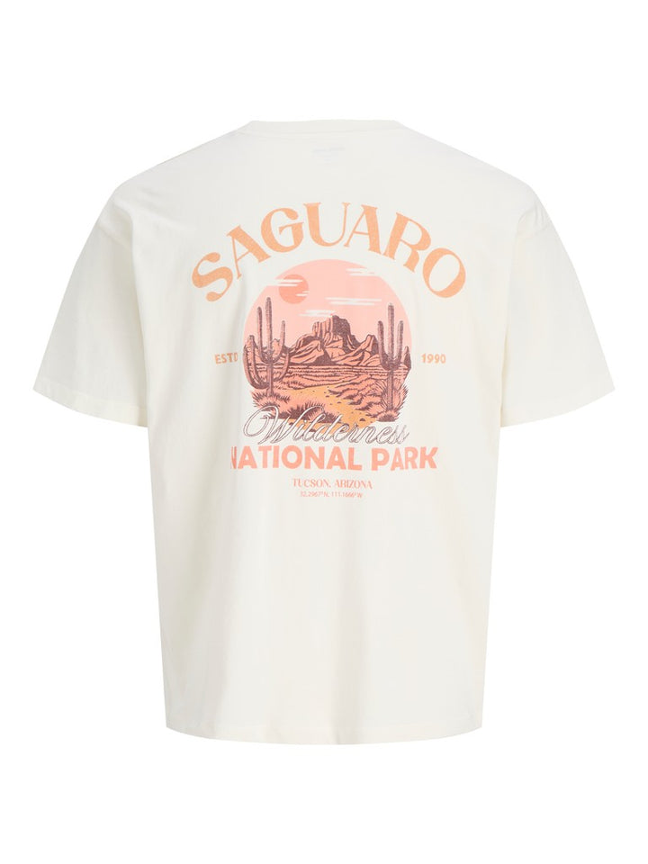 Jorsag Tee Ss Crew Neck Styd Ss26 - Ecru
