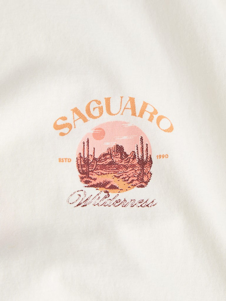 Jorsag Tee Ss Crew Neck Styd Ss26 - Ecru