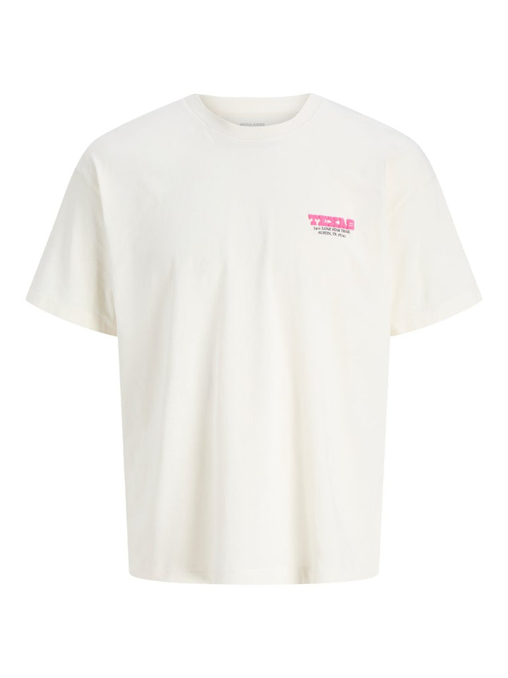 Jorsag Tee Ss Crew Neck Styd Ss26 - Ecru