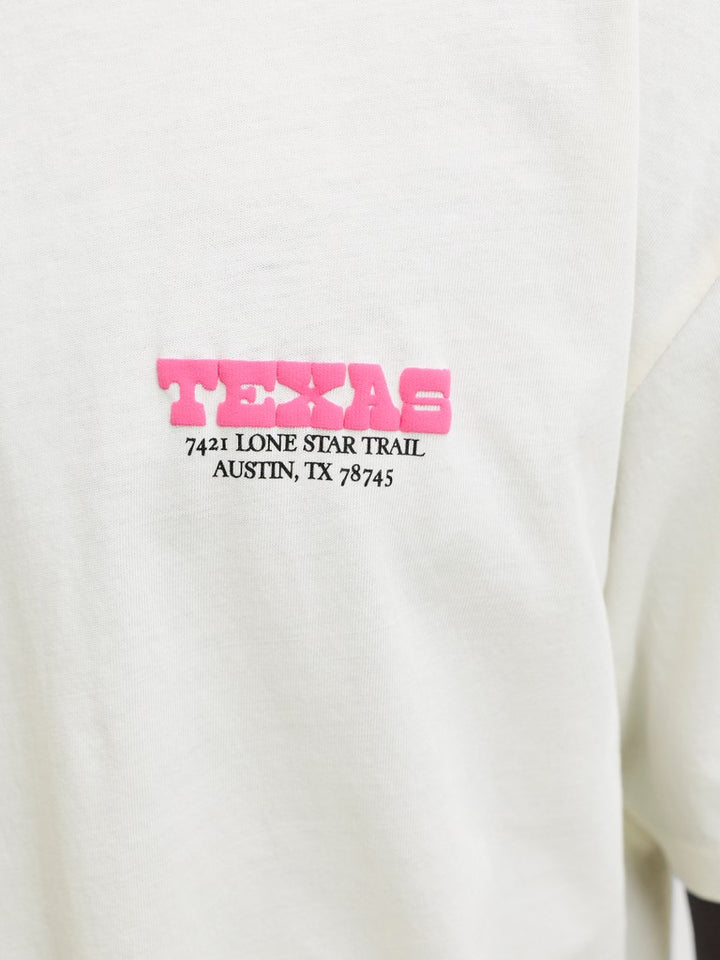 Jorsag Tee Ss Crew Neck Styd Ss26 - Ecru