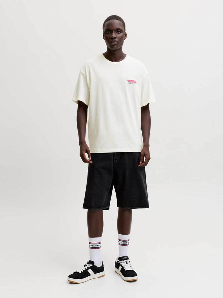 Jorsag Tee Ss Crew Neck Styd Ss26 - Ecru