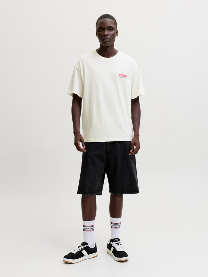 Jorsag Tee Ss Crew Neck Styd Ss26 - Ecru