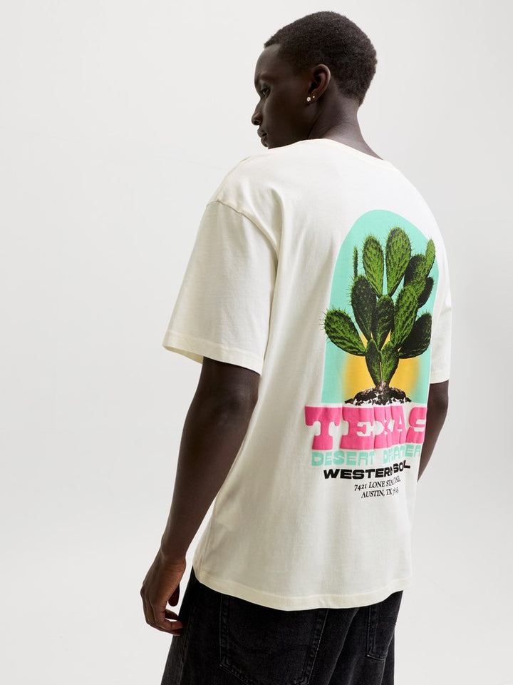 Jorsag Tee Ss Crew Neck Styd Ss26 - Ecru