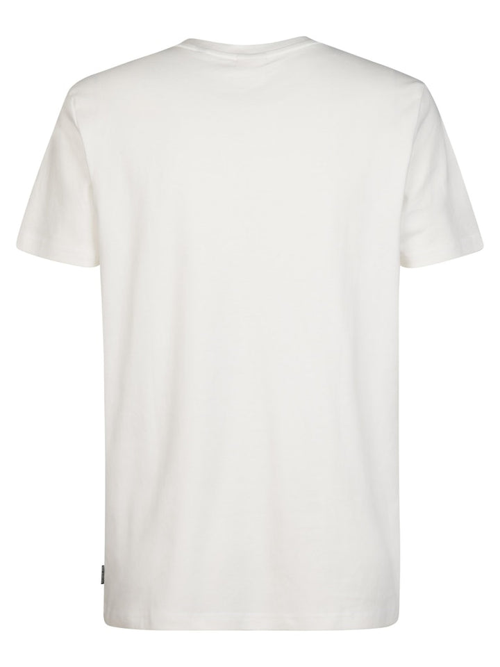 Men T-shirt Ss - Ecru