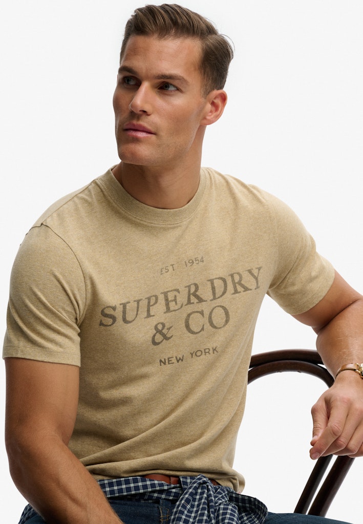 1954 Company Relaxed Tee - Zand
