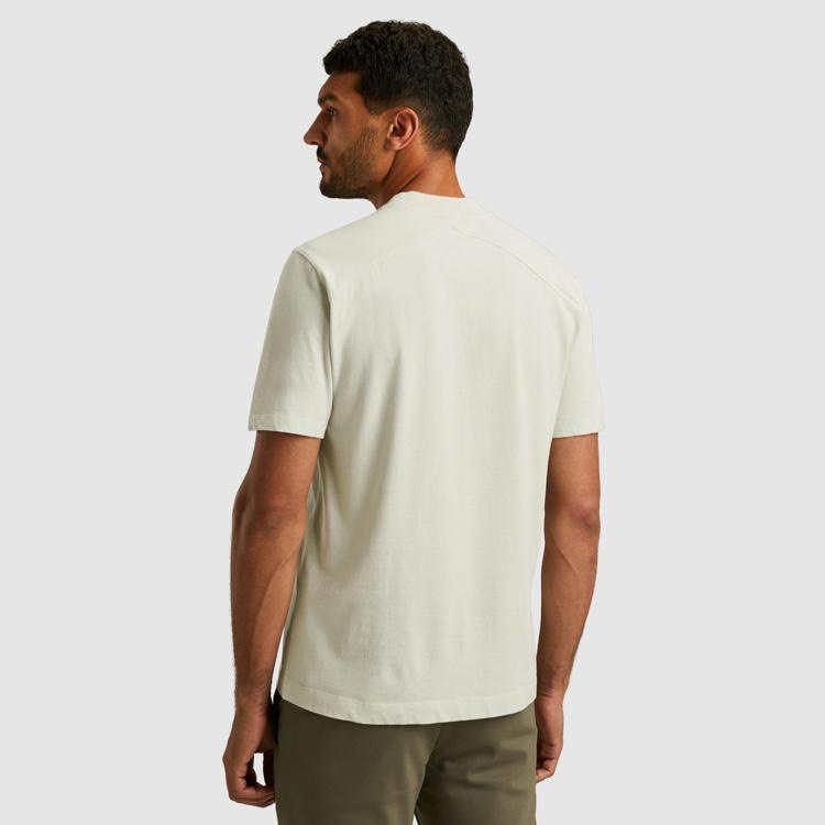 Short Sleeve R-neck Regular Fit Si - Beige