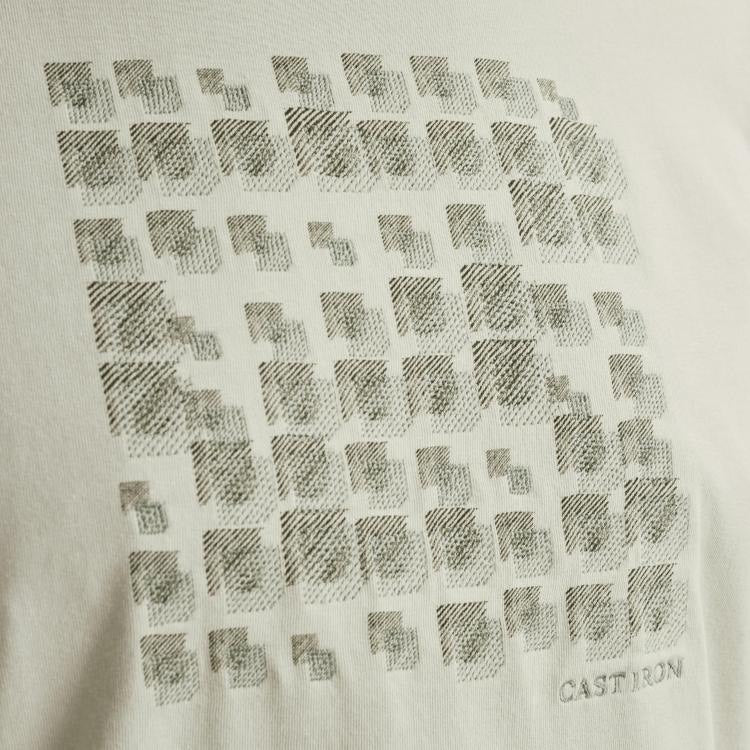 Short Sleeve R-neck Regular Fit Si - Beige