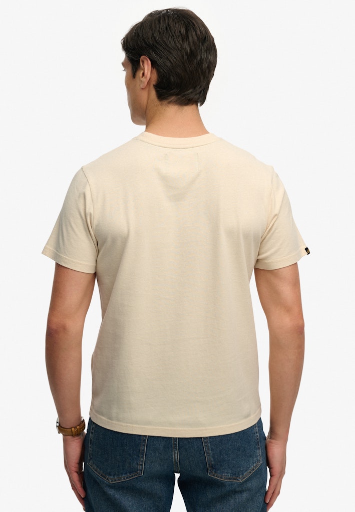 Retro Outdoor Relaxed Tee - Beige