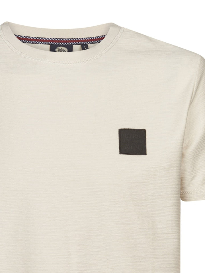 Men T-shirt Ss - Beige