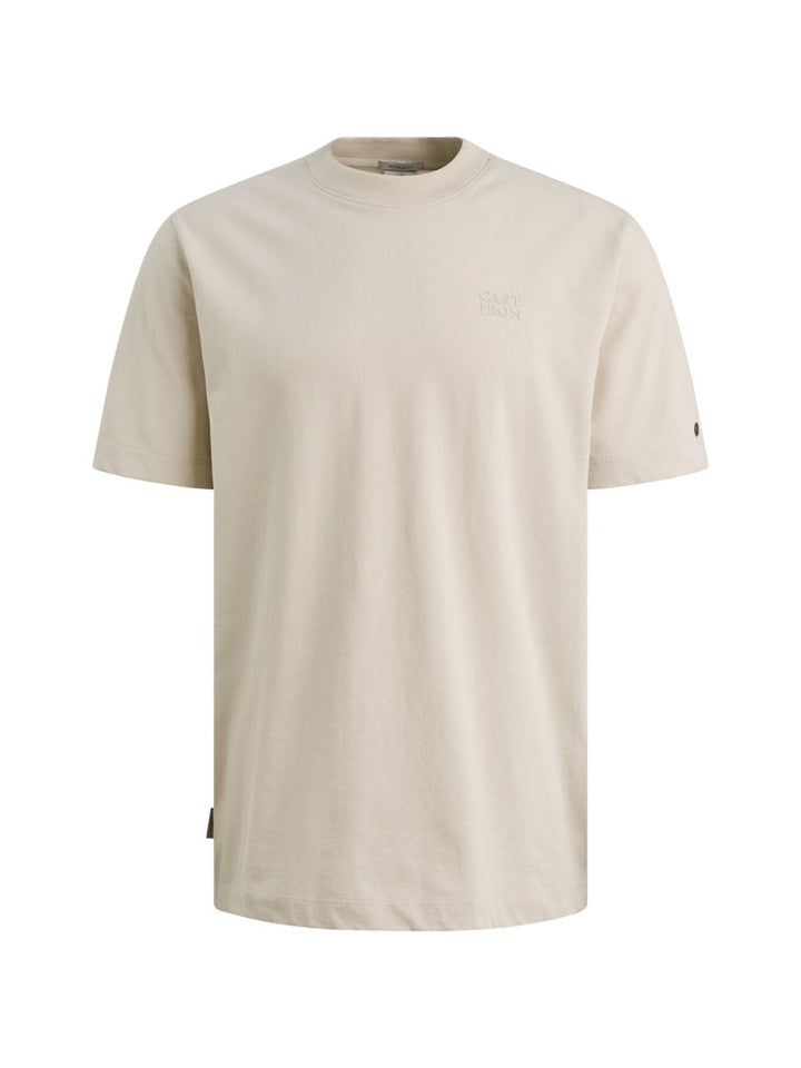 Short Sleeve R-neck Regular Fit Si - Beige