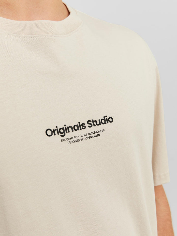 Jorvesterbro Tee Ss Crew Neck Noos - Beige