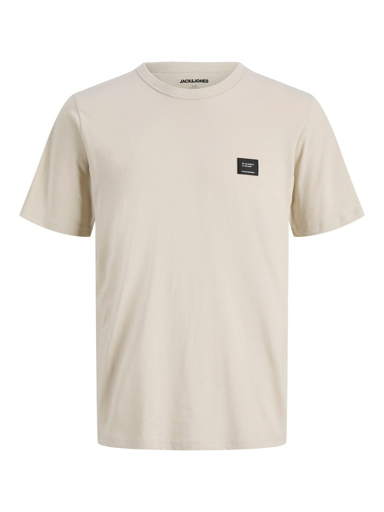 Jjcleveland Tee Ss Crew Neck Sn - Beige