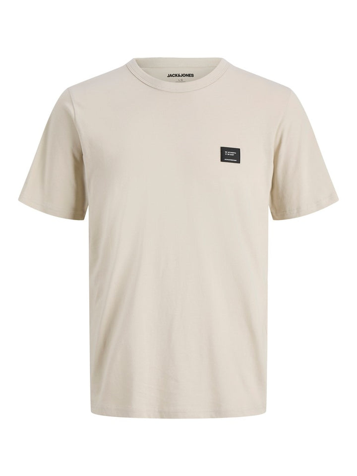 Jjcleveland Tee Ss Crew Neck Sn - Beige