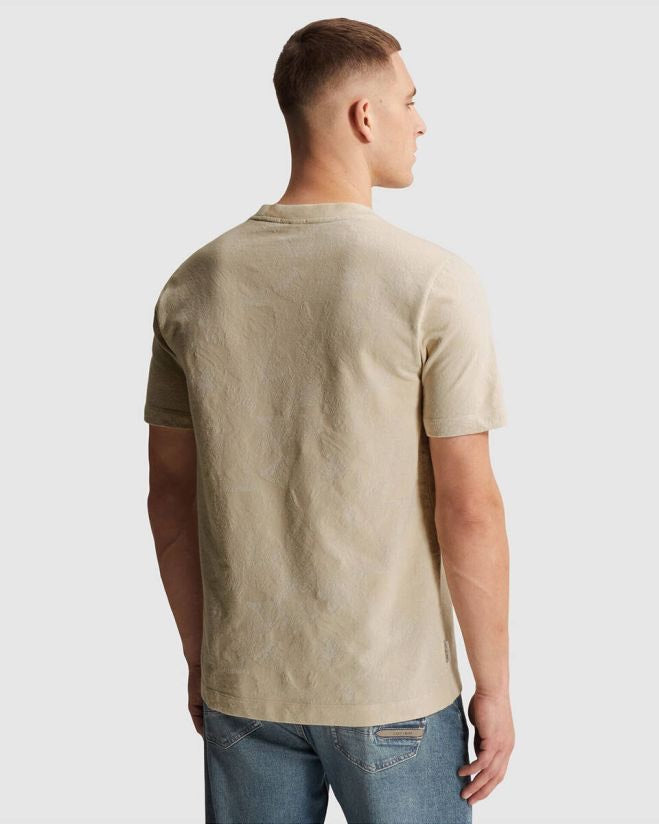 Short Sleeve R-neck Regular Fit Ja - Beige
