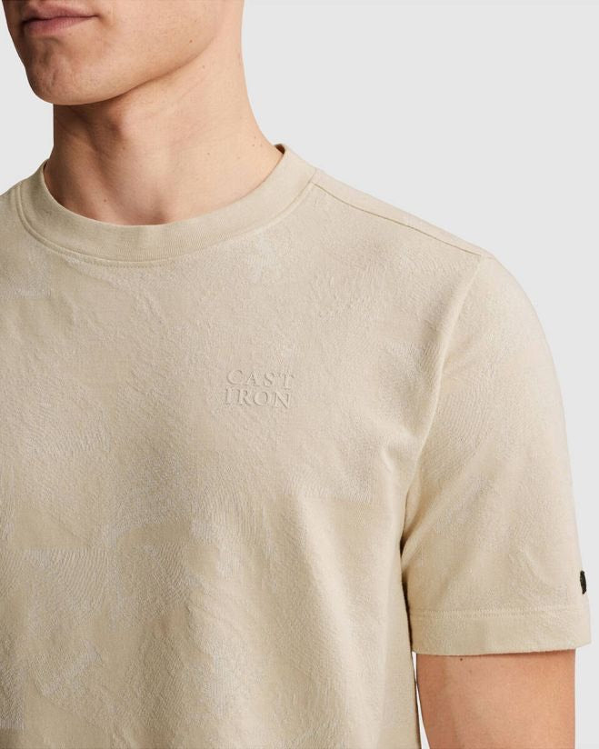 Short Sleeve R-neck Regular Fit Ja - Beige
