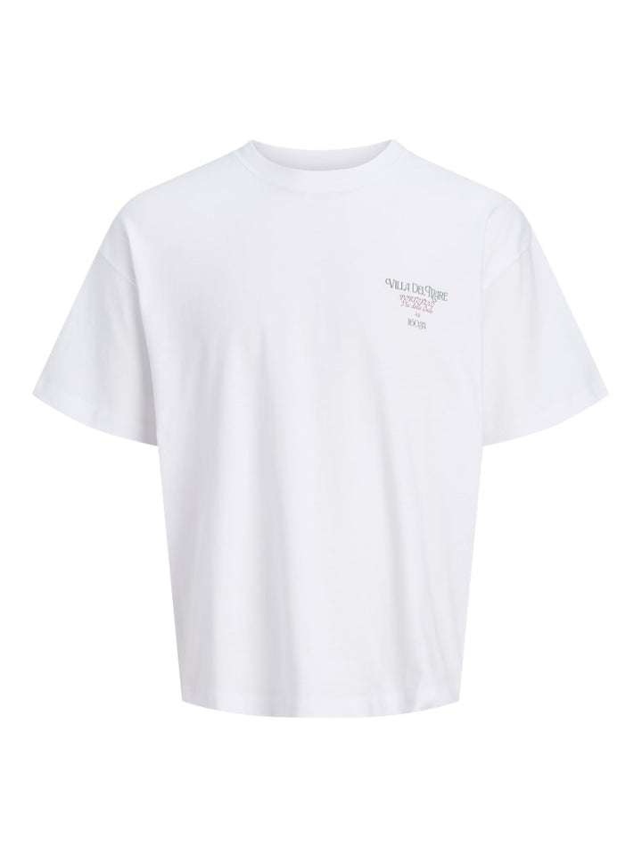 Jorcotedazur Photoback Tee Ss Cn - Wit Dessin