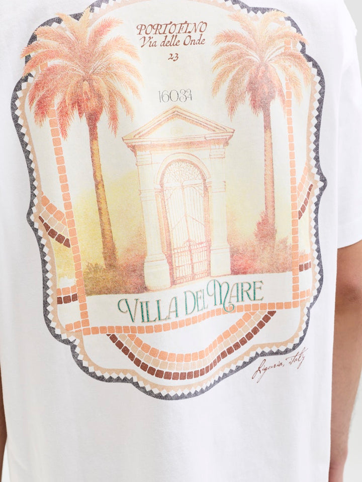 Jorcotedazur Photoback Tee Ss Cn - Wit Dessin