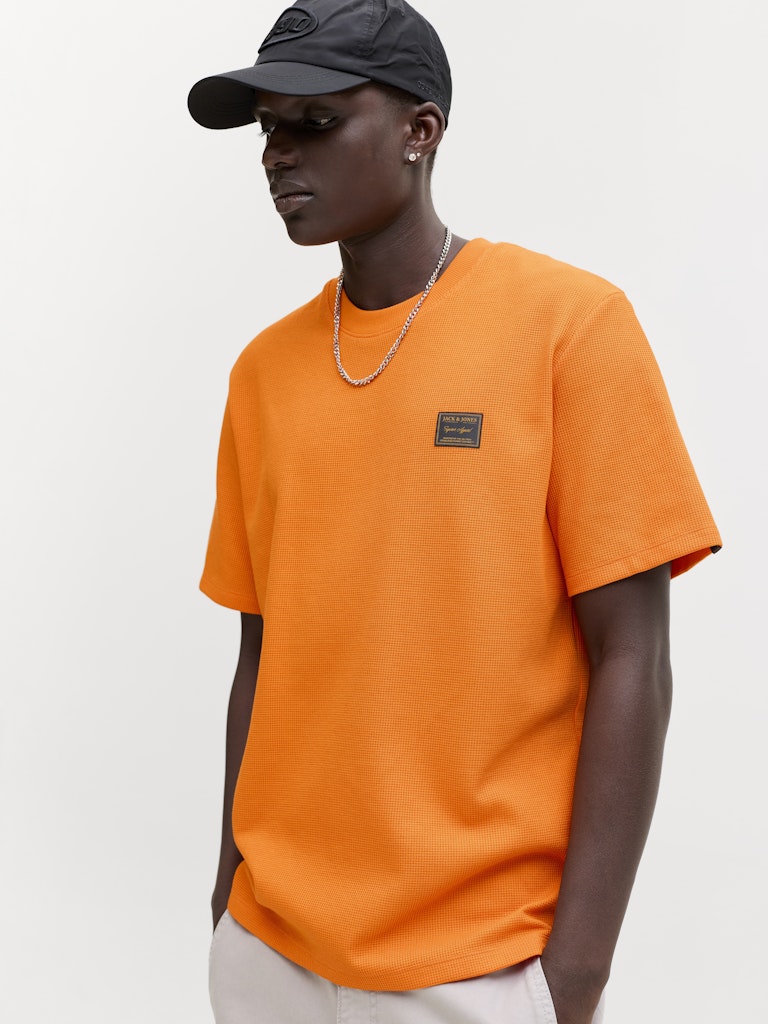 Jjdaytona Tee Ss Crew Neck Sn - Oranje